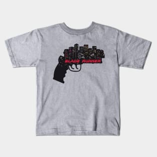 Blade runner movie art inspired Kids T-Shirt